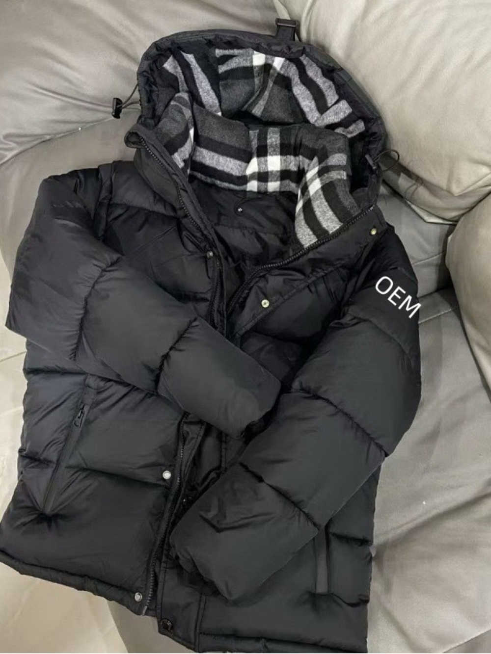 Men’s Burberry Black Puffer Jacket